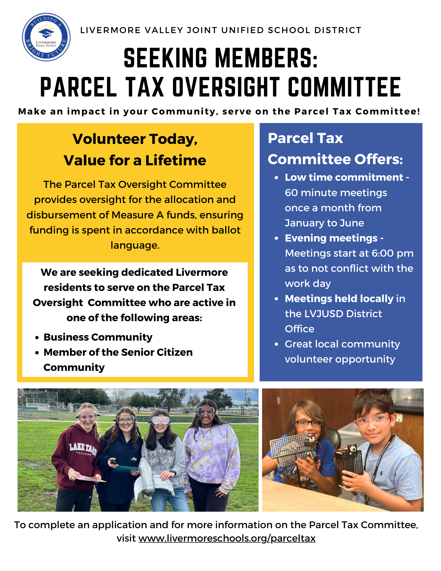 Parcel Tax flier